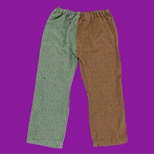 Y2K Two-Toned Plaid Pants
